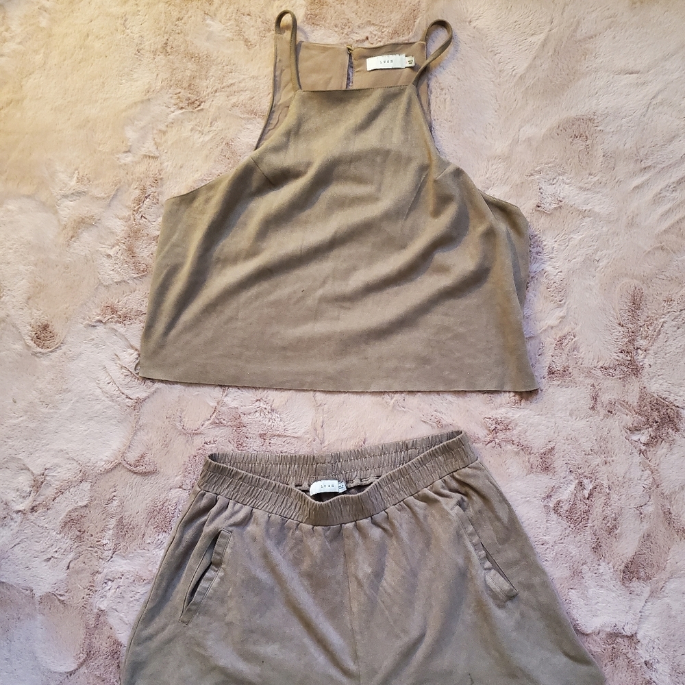 Faux Suede Set